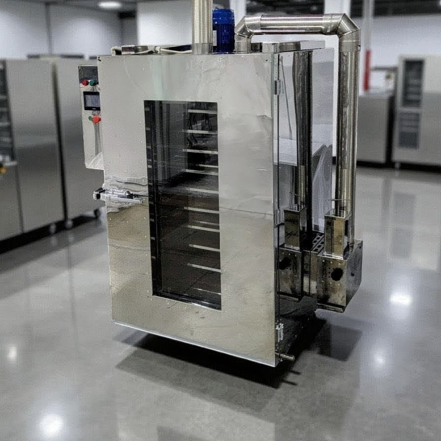 Промышленный коптильный шкаф ILMAX К-100 — коптильня, сушилка и паровая камера - Оптимальное решение для бизнеса. Промышленный коптильный шкаф ILMAX К-100 — коптильня, сушилка и паровая камера - Оптимальное решение для бизнеса.